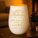 Personalisiertes Windlicht mit Gravur für Mama & Papa – Jeden Tag – Motiv 5