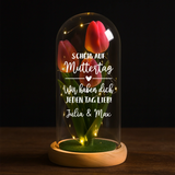 Personalisierte Goldene Rose mit Druck zum Muttertag für Mama – Zum Muttertag – Motiv 4