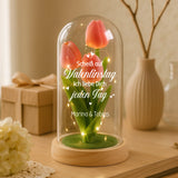 Personalisierte Goldene Rose mit LED-Licht für Paare zum Valentinstag – Valentinsgruß – Motiv 7