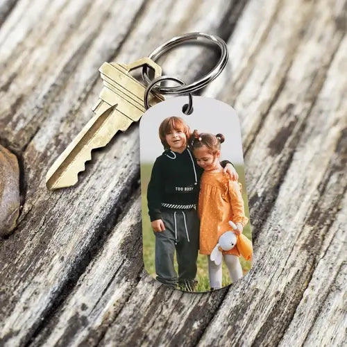 Personalisierter Schlüsselanhänger mit Foto