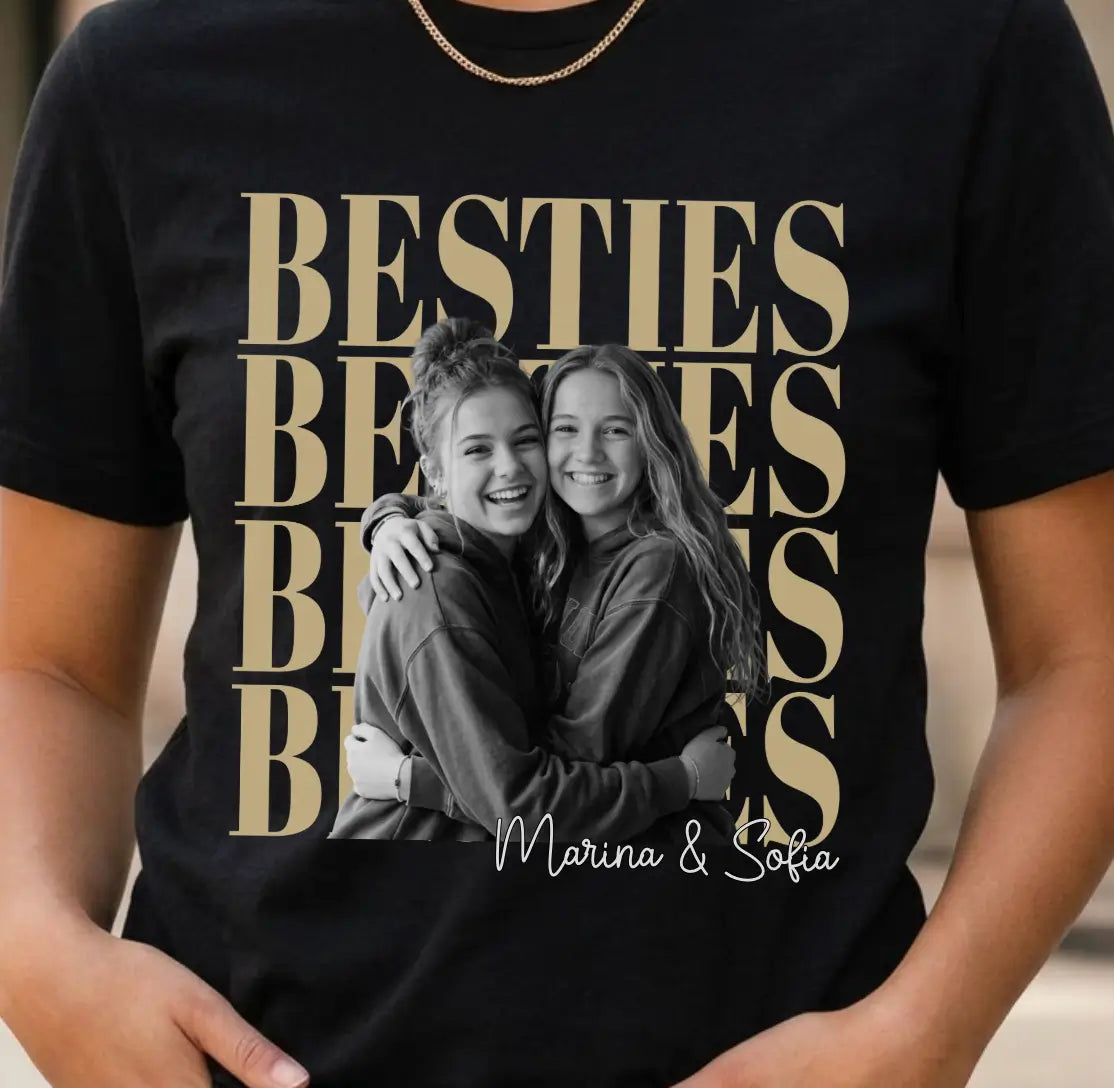 Personalisiertes T-Shirt beste Freundinnen
