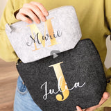 Initiale - Individuelle Kosmetiktasche Filz